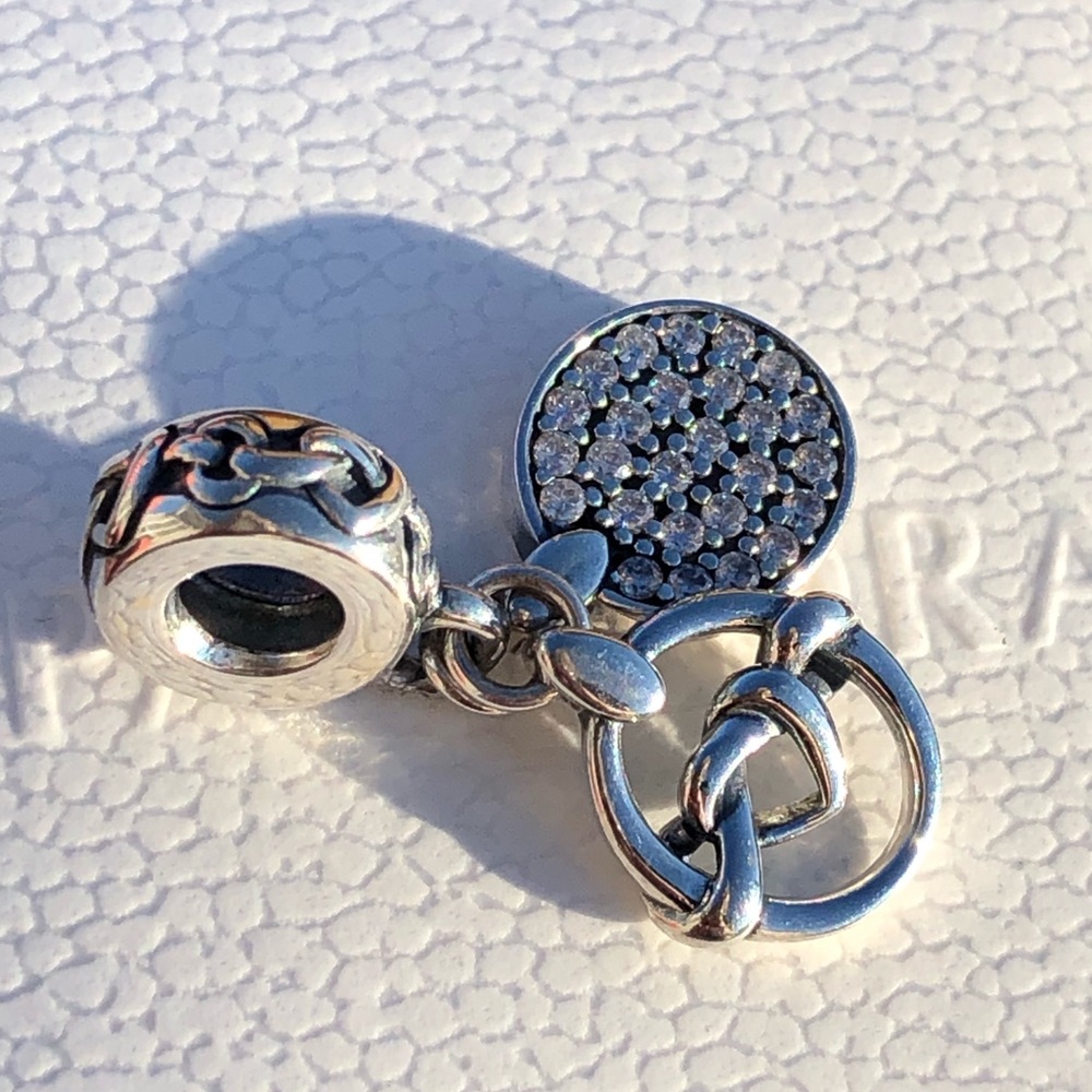 Pandora Knotted Heart Dangle Charm